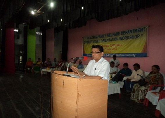 Badal blasts Govt Doctor's private practice in Khowai Badal blasts Govt Doctor's private practice in Khowai